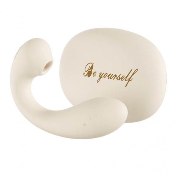 MizzZee - Naughty Whale Suction Wearable Vibrators (Chargeable - Beige) MizzZee - Naughty Whale Suction Wearable Vibrators (Chargeable - Beige)